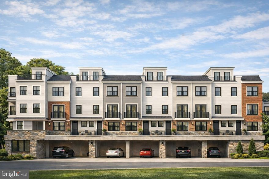 Welcome to Carriages at Conshohocken, a thoughtfully designed new construction townhome community of just 12 residences, nestled in one of the area’s most charming and historic settings. Blending timeless architecture with modern convenience, these exceptional brick-front homes offer a refined yet approachable lifestyle in the heart of Conshohocken.

Each home features a well-appointed three-level layout with 2 bedrooms, 2 full baths, and 1 half bath, along with a dedicated office space—perfect for today’s flexible work-from-home needs. Open-concept living areas are designed for both everyday comfort and effortless entertaining, while a private rooftop deck provides the perfect retreat to unwind or gather with friends.

Residents will appreciate the convenience of a covered parking garage and the unique charm of a piazza-style courtyard that creates a welcoming, community-focused atmosphere between buildings.

Ideally located, Carriages at Conshohocken offers walkability to the SEPTA train, Schuylkill River Trail, local restaurants, and public transportation, along with easy access to major roadways for commuting to Center City and beyond.

Set within a quaint, historic section of town, this distinctive community delivers the perfect balance of character, location, and modern living—an exceptional opportunity to own new construction in Conshohocken.
Builder is Craft Homes.
Taxes have not yet been assessed.  Property is under construction.  Pictures are AI generated, renderings or of other homes the builder has created. Pictures are not of this home as it is still under construction.