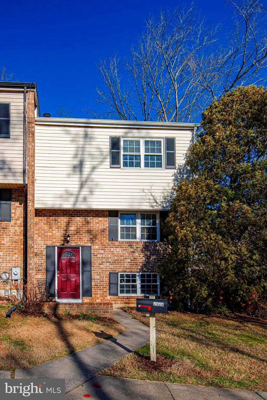 Rarely available, End of Group ,Town home, in the sought after community, of Forestview!  Just  minutes to 695 where multiple options for shopping and entertainment are available.  This sun filled, spacious home has all the modern conveniences with awesome functionality and style in its design. The entire home has been freshly painted throughout. The windows were replaced in 2016 and the water heater was replaced in 2021. The sellers have just had new granite counters installed in the kitchen and the over counter microwave was installed in 2018. The roof was upgraded and replaced in 2010. New heaters were installed in both bathrooms and there are smart switches for all the common areas-upstairs hallway, stairs, downstairs hallway and kitchen. The first floor invites guests to sit down and relax in the large living room with  wood-burning fireplace. Windows on two sides of the room bring in light and views of the large fenced yard. The kitchen  has plenty of space and storage so multiple cooks can enjoy preparing a meal together and there is space for dining as well.  The second floor has two bedrooms and a updated bath. The primary bedroom on this level was remodeled into a owners sanctuary.  Two of the original bedrooms were used to make one luxurious suite, so there is ample space. Multiple closests, windows and a spot to kick back, relax and watch TV make this a great spot to unwind.  The three piece bath has a tiled combination shower and tub with sliding glass doors and updated lighting. The second bedroom on this level is spacious with  a walk in closet, good light and a really pretty view of the yard. In the lower level the third bedroom has a large closet and an attached bathroom. Multiple windows make this room bright and cheery and the sliding glass doors lead out to a large Bluestone patio to enjoy your morning coffee or end your day with a glass of wine taking in your private spacious lot. This home is a great place to start and end your day!