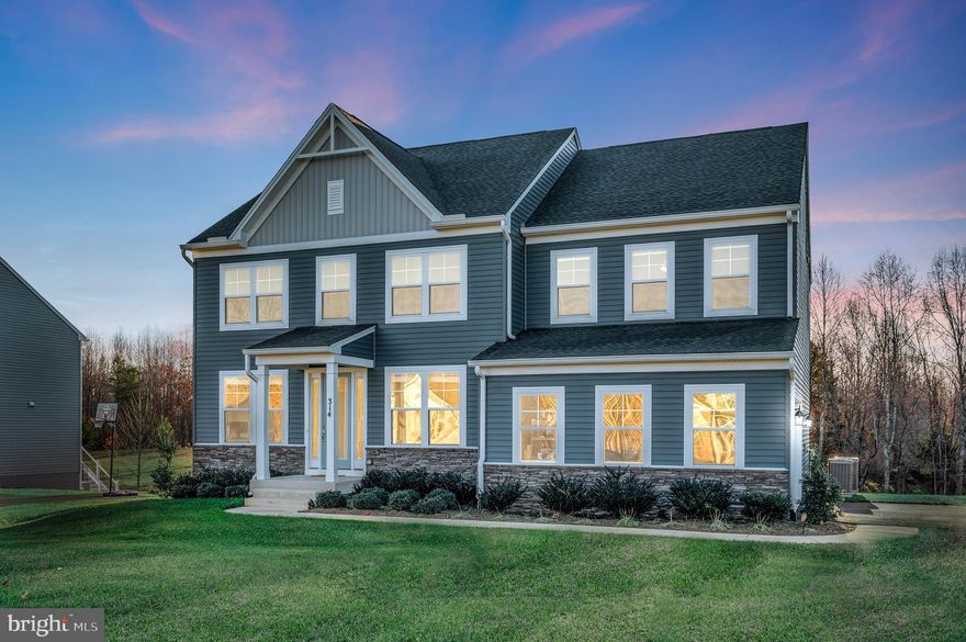 Discover the perfect blend of modern elegance and traditional charm in this stunning 4-bedroom, 4.5-bathroom home nestled in the desirable Liberty Hall community. Built in 2023, this residence boasts an impressive 3,138 sq. ft. of meticulously designed living space, ideal for both relaxation and entertaining. Step inside to find an inviting open floor plan that seamlessly connects the gourmet kitchen, complete with stainless steel appliances, a spacious island, and a pantry, to the family room, where a cozy gas fireplace awaits. The formal dining room and breakfast area provide versatile options for gatherings, while the luxurious primary suite features walk-in closets and a spa-like bathroom with a soaking tub and walk-in shower. The full, partially finished basement offers a rough in 5th bedroom, full finished bath and endless possibilities. Whether you envision a home theater, gym, or additional living space this light filled walkout basement is waiting to complete your ideas.  Enjoy the outdoors on the screened porch, perfect for summer lounging or quiet evenings under the stars. With a side-entry attached garage and ample driveway parking, convenience is at your fingertips. Situated on a generous 1.5-acre lot, this home provides a serene retreat while remaining close to local amenities. Experience the perfect balance of comfort and style in this exceptional property—your dream home awaits!