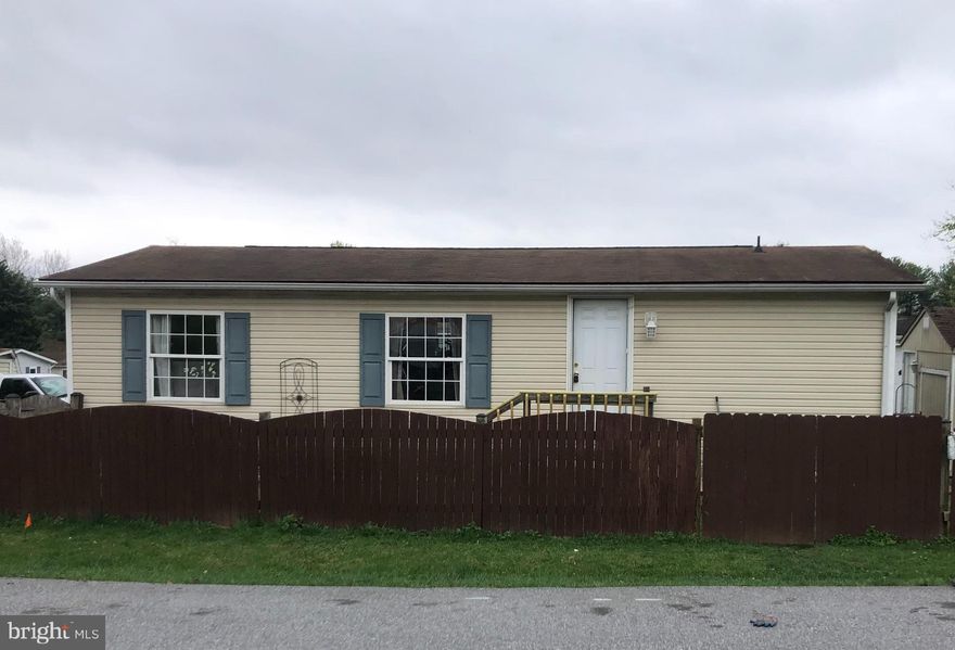 OFFER DEADLINE SUNDAY 4/13 @ NOON

Are you tired of renting and looking for an affordable detached home to call your own...look no further than 16301 McGregor Dr. This Double wide sits on owned lot conveniently located in Highland Manor just minutes from I70.  The home features 3 bedrooms and 1 full and 1/2 bath. The original double wide was  gutted & re-done by a previous owner.  A nice sized living room with large windows, and an ample kitchen with dining nook are the main features of this home.  The kitchen has new flooring and a new refrigerator.  Fully fenced and located across from one of a couple community playgrounds.  HOA covers common areas, trash and road maintenance.