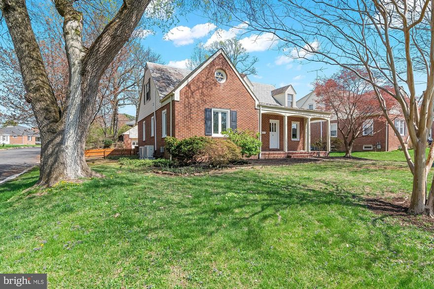 Masterfully renovated yet keeping historic charm. This corner lot has it all, 3.5 renovated bathrooms, living space on each level.  Huge gourmet kitchen, tons of natural light throughout the house.  Small walk to County Club of Maryland.  Refinished original hardwood floors.  Stone front porch.  2 wood burning fireplaces.  Brand new dual high efficiency HVAC systems.  Very quiet and private street.