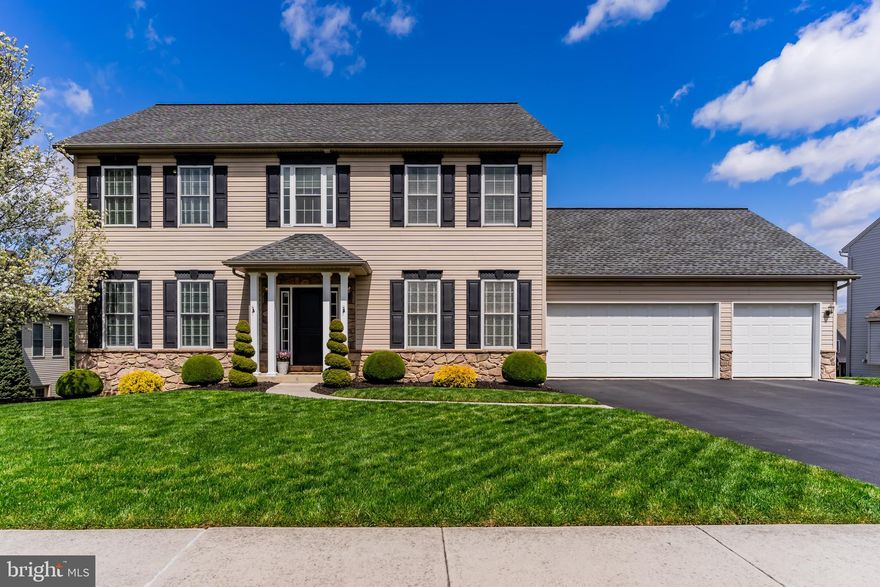 Elevate Every Moment — Scenic Views, Thoughtful Design, and Everyday Luxury Come Together
Step into this Tiday-built home offering 3,692 of total finished square feet of living space that blends comfort, luxury, and convenience — all perfectly positioned in Good Hope Farms South, within the award-winning Cumberland Valley School District.
From the moment you walk in, you’ll feel at home in this beautifully maintained, move-in ready residence. A first-floor office with brand-new flooring sets the tone for productive days, while the formal dining room with gleaming hardwood floors provides the perfect backdrop for memorable dinners.
The spacious family room is a true centerpiece — featuring custom built-ins, a cozy gas fireplace, and new flooring that flows effortlessly into the bright, eat-in kitchen. With a large island, a pantry, and tile flooring, the kitchen is ready for everything from casual breakfasts to gourmet meals.
A thoughtfully designed mudroom with custom cubbies and a stylish half bath completes the first floor — keeping life organized and clutter-free.
Upstairs, the expansive owner’s suite offers a luxurious retreat with an en-suite bathroom featuring a jetted corner tub, walk-in tiled shower, and detailed vanity. Three additional spacious bedrooms share a well-appointed full bath with a separate shower area, and the convenient second-floor laundry room adds everyday ease.
The fully finished, walk-out lower level expands your living space with a full bath and opens directly to an entertainer’s dream. Step outside to your hardscaped patio, complete with a hot tub and built-in fire pit — perfect for hosting under the stars or enjoying peaceful evenings at home. From the upper deck, take in panoramic views that stretch for miles across the mountains — a tranquil escape right in your backyard.
A 3-car garage offers plenty of storage.
Conveniently located near Wegmans, Trader Joe’s, and all major amenities, this home offers both prestige and practicality.
Make this remarkable property your forever home — schedule your private showing today and start living your best life!