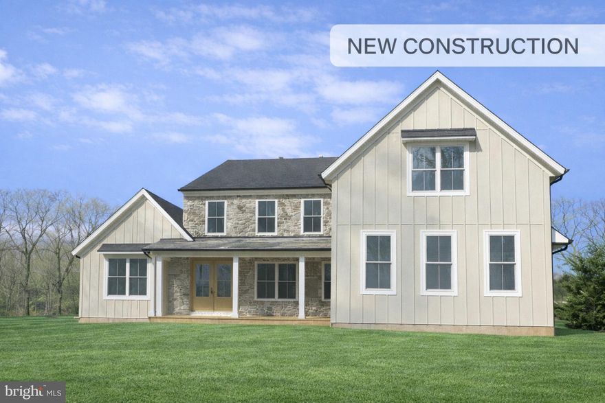 Welcome to 2075 Flint Hill Road – a stunning new-construction modern Craftsman set on 1.4 acres, blending timeless design with everyday functionality. This 4-bedroom, 2.5-bath home features a sought-after first-floor primary suite with a spa-like bath and walk-in closet, plus an open-concept kitchen with island and pantry that flows seamlessly into the great room and adjoining breakfast area/sunroom — a light-filled space perfect for casual dining, morning coffee, or enjoying peaceful views of the surrounding property year-round.

A formal dining room, mudroom/drop zone, and oversized 3-car garage add both convenience and character. Upstairs offers three spacious bedrooms, including a princess suite with private bath access, laundry room, and a large versatile flex area  and a separate private office — ideal for remote work, study, or creative space.

The walk-out basement provides excellent ceiling height and natural light, offering exceptional potential for future finished living space — whether a gym, media room, guest suite, or additional entertaining area.

Schedule your private walk-through this week to experience the craftsmanship firsthand. Located within the desirable Southern Lehigh School District. NO HOA.  LATE APRIL/MAY DELIVERY.

Grass is is AI-generated, it is still under construction. All colors, finishes, and design elements subject to builder verification.