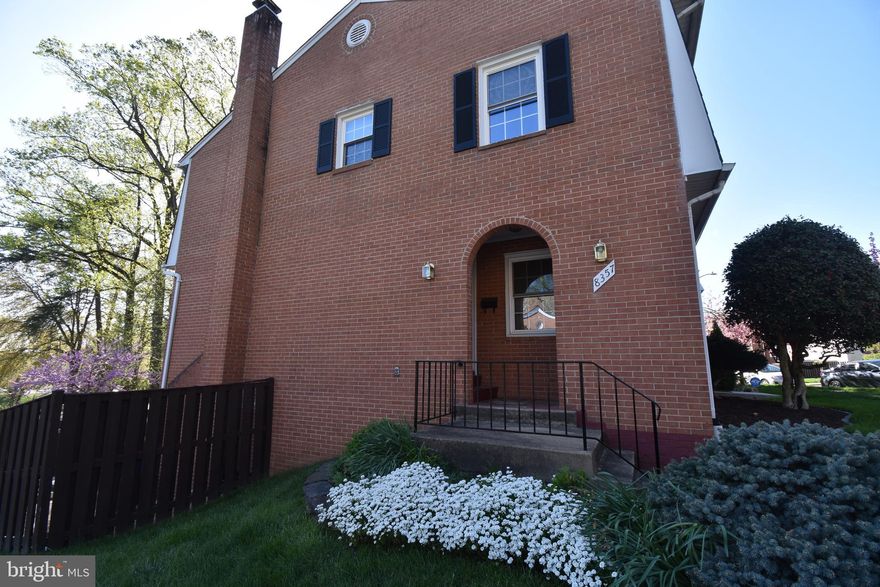 Welcome to Strathmeade Square!  LARGE end unit townhome in subdivision near INOVA Fairfax hospital, Eakin Park & 495. Freshly painted throughout! New HVAC in 2024. Walk into main living area with light and bright living room, flows to dining area with crown molding and chair rails to add a classic touch.  The kitchen features quartz counters, hickory cabinets, ample pantry, & wine rack. Half bath on main level.  Upstairs 3 bedrooms-- Extra-large owner's bedroom, with ensuite bath, plus 2 more with shared bath. Hardwood floors upper 2 levels. Downstairs family room features a wood-burning fireplace with a half-bath, and spacious utility room with washer/dryer.  Walk out the sliding doors to a beautifully landscaped, fenced patio.  Walk to the pool, playground, tennis and basketball courts.  Located in a lovely, tree-lined neighborhood, the home is located on a quiet cul-de-sac yet so close to everything. Schools: Elem: Camelot, Middle: Luther Jackson, HS: Falls Church