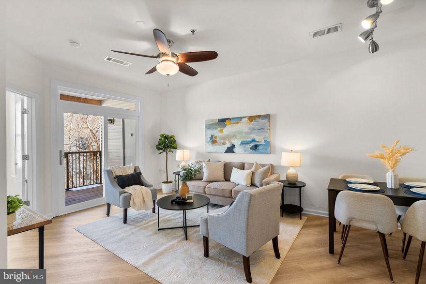 This stunning unit offers an open-concept design with high ceilings, new floors, updated appliances, granite countertops, and ample storage. Enjoy relaxing or entertaining on your private balcony. The spacious bedroom includes a walk-in closet, and the in-unit washer and dryer add extra convenience. Assigned, covered garage parking on the same floor ensures easy access.

The Silverton’s upscale amenities include a fitness center, outdoor pool, dog run, party room, and staffed lobby. Situated just a 5-minute walk from the Silver Spring Metro, MARC train, and future Purple Line, this pet-friendly building is surrounded by shops, restaurants, and entertainment, including a Giant, Starbucks, and theaters. With a walk score of 93, everything you need is right at your doorstep!

Don’t miss the chance to enjoy luxurious urban living in the heart of Downtown Silver Spring!