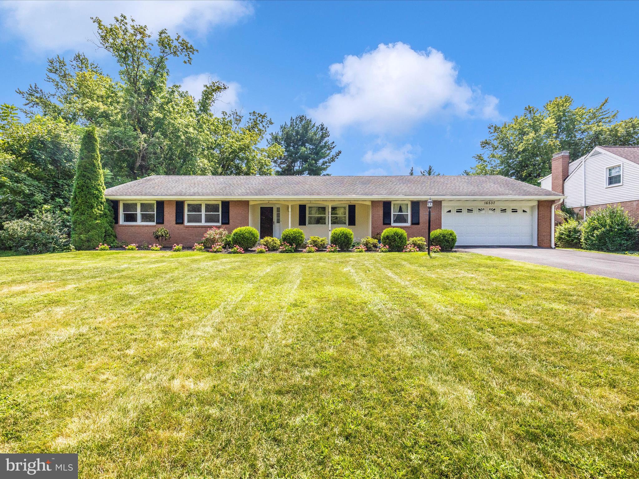 Lovely brick rancher, offering living room, dining room, spacious eat-in kitchen with granite countertops, stainless steel appliances, and bay window. Family room with electric fireplace and sliding doors to deck and rear yard. Primary bedroom with en-suite bathroom with tile shower and granite vanity, two more bedrooms, and another large full bathroom. Mudroom/laundry, 2 car garage with storage and shed. Won't last long! Williamsport schools and ONLY county taxes!