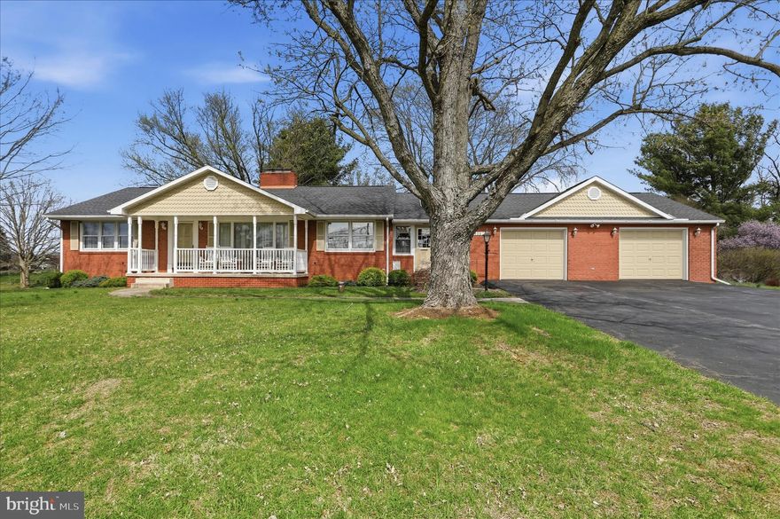 This is an amazing home, clean, bright, and shining!  Just move in and enjoy!!  The sellers have taken great care of their home and property.  There are two parcels making up  the 1.18 acre.  The 3rd bedroom is presently used as a dining room.  The 2nd bathroom is off the garage.  Over the years, the owners have replaced the roof, furnace, and windows.  The beautiful hardwood floors have been sanded and resurfaced.  The well was added in 1997, septic was pumped in 2025.  There is both electric and propane to the hot water heater, range and dryer!  The main level fireplace has propane logs, the basement fireplace is wood burning.
The breezeway has heat (EBB) and the ceiling was raised to include 2 skylights,  The garage was added on to accommodate a third vehicle and plenty of room for freezer and extra equipment.  There are 2 storage sheds  - 14 x 14 and 12 x 12 with electric.
The basement has a beautiful family room with a fireplace, workshop, laundry, full bath, office, and large pantry.