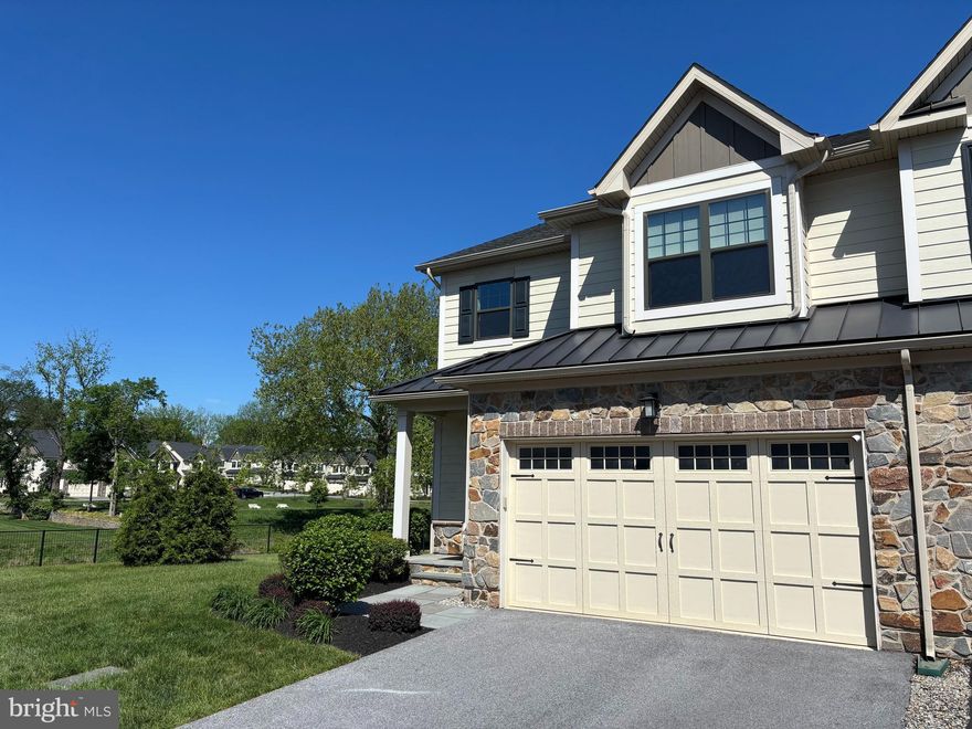 Pristine end unit townhome overlooking community open space in Wayne Glen. First floor owner's suite with sumptuous en suite bathroom and custom finished walk-in closet, two full second level bedrooms, a finished basement, a perfectly positioned low maintenance deck and a spectacular gourmet kitchen. Meticulously designed and maintained.  Offering spectacular views. Wayne Glen is a very well managed and maintained community in a prime location within the Tredyffrin-Easttown School District. A true gem of a home.