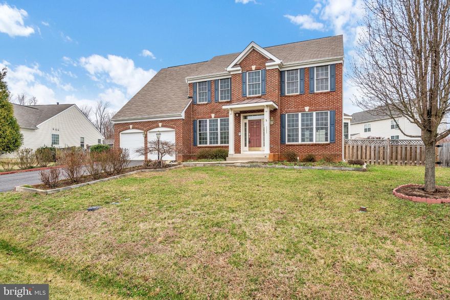 Attractive move in ready brick colonial located in a cul-de-sac. Fresh paint throughout, large sunroom off the family room 2 story foyer brings lots of sunshine in. The basement is fully finished with a bonus room and full bath. Lovely fenced in backyard with a patio.
