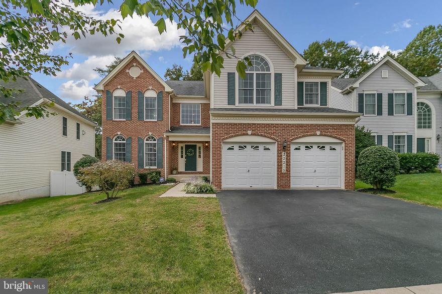 Gorgeous single family home with 5000+ finished square foot, 4 bedrooms, 4 full bathrooms and 1 half bath, beautiful hardwood flooring throughout the first and second floors and staircases, sited on a beautifully manicured private yard in the prestigious subdivision of Clarksburg Heights, and is perfectly suited for today's modern living and entertaining. Interior features: a welcoming two-story foyer, formal living room, dining room, perfect for family and holiday dinners, a Chef's Kitchen with island and breakfast area boasts a new refrigerator(2020), 4 burner gas cooktop( 2020), wall oven, microwave, dishwasher, pantry and glass doors opening to new large trex deck(2018) facing trees and woods, the kitchen is open to the spacious double story family room with a gas stone fireplace, completing the main level is a library/office, powder room and guest closet. The private quarters compromise a sumptuous owner's suite with tray ceiling and fan, walk in closet and private bath featuring his/hers sink a dressing table, separate shower and soaking tub. There are three additional family size bedrooms, one with an attached bathroom, plus 3rd full hall bath and large hallway open space. The lower level with beautiful new laminated flooring, daylight recreation room is perfect for family fun and games, additional sink and cabinets along with the fourth full bath, expansive storage rooms and walk out to the new patio (2019). Attic heating and A/C unit replaced in 2017. Enjoy all the amenities Clarksburg has to offer! Minutes to Harris Teeter, Wegmans, shopping, parks, restaurants and Places of Worship! Minutes to 270 and all points South and North. This is the home you have been waiting for!.Please follow COVID protocol.  3D Tour- https://my.matterport.com/show/?m=pQJtGJ3UZGs