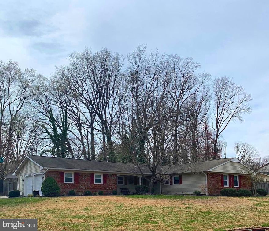 This is a must see!  This beautifully renovated 3 BR/ 2 BA, 1849 SF Devon Rancher is situated on a meticulously maintained corner lot that boasts wonderful curb appeal in the sought after community of Victoria Heights.  It features a fully fenced yard for privacy, patio, custom built storage shed and Magnificent Oversized 2 car garage with automatic doors and  Opener.  FULLY REMODELED AND RENOVATED within the last 2 years. All new flooring and paint throughout. Remodeled spacious eat in kitchen with new cabinets, stainless steel appliances and granite countertops lead way to a large living area with a beautiful brick fireplace. New furnace and HVAC system, new energy efficient windows and fully remodeled main and master baths. Ideally located in between Annapolis, DC and Baltimore and is conveniently close to a vast Range of shopping and restaurants. This immaculate home that features an open floor concept in a quiet and peaceful neighborhood will not last long. LA related to seller.