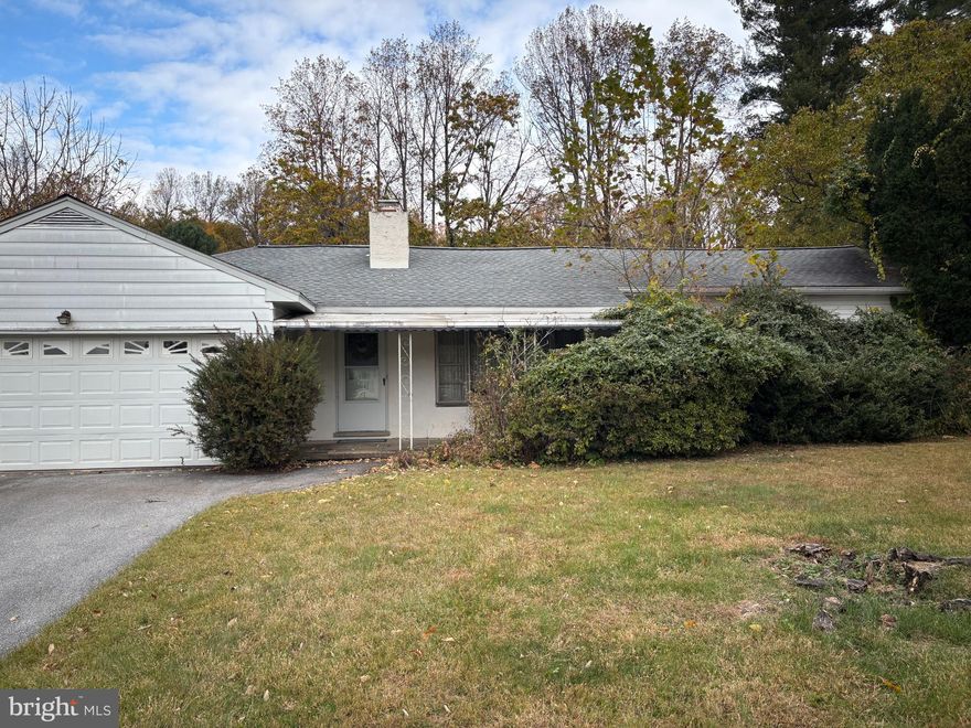 **Offer Deadline for Best and Final Offers: Sunday 11/2 at 5pm** Investor special in the award-winning West Chester Area School District! This 3-bedroom, 1.5-bath ranch-style home (approx. 1,360 sq ft; built in 1955) offers a solid opportunity for flippers, investors, or handy buyers. Situated on a 0.44-acre lot in a well-established neighborhood just minutes from Everhart Park, downtown West Chester, and major routes including U.S. 202, the home includes an unfinished basement, a two-car garage, and a wide driveway for additional parking. This home is ready to be brought back to life with updates and your personal vision.