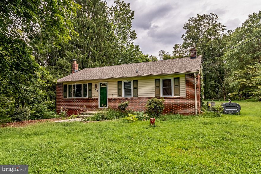 This home is the best of both worlds   3 1/2 serene acres on one of Bel Air's few rural roads, yet just minutes from I-95! Recent upgrades include a new roof and solar panels (leased) approx 6 years ago, new a/c system (can be converted to heat pump) and oil tank approx 1 year ago, new windows approx 6 years ago,  bathroom renovation (2020),  new kitchen flooring, screened porch flooring, and lower level flooring (2020), and main level paint (2020). This home originally had 3 bedrooms on the main level, but the 3rd bedroom was converted to a dining room at some point. Most recently, this room was repurposed as the laundry room. Washer/dryer hook-ups are still present, so this room can be a combination laundry room/pantry/mud room. The laundry could also be moved back to the basement to convert this space back to a bedroom, dining room, office, or even a "zoom room"! The lower level contains a large family or game room and a 3rd bedroom. Sellers had been in the process of creating a master suite in the lower level. They had all permits to add a master suite (4th bedroom and full bath), as well as to upgrade the septic system to accommodate the additional bedroom and bathroom. Their dream can become your reality!**There is an additional well and septic at the back of the lot that can accommodate a pole barn or large detached shed at 1/2 the square footage of the main house. The possibilities are endless! This property can be whatever you want it to be and so much more!