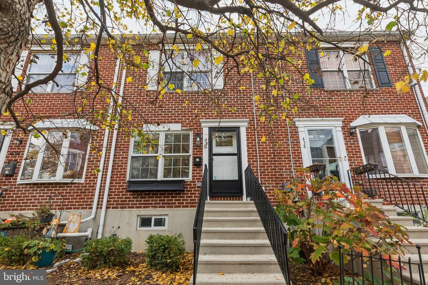 436 Brown St is a one of a small grouping  of row homes in the heart of Northern Liberties. These rarely available and highly desirable homes are truly unique to the area offing 16" x 125' deep block to block lots. This 2 bedroom , 2-1/2 bathroom  home has recently had a complete renovation and is in perfectly turn key condition. There are small garden areas flanking the front entryway. Once stepping inside the one you'll find  the floor plan is wide open with views of the expansive back yard as soon as you step into the home. The first floor has a very large open living and dining area with a hidden half bath tucked behind a Murphy Door bookcase that leads to the newly updated kitchen in the rear of the home. The thoughtfully designed open concept kitchen with stainless appliances, abundance of crisp white cabinetry and center island  has windows and and rear door that  over look and incredible outdoor area that is width with of the home at 16  feet wide and just shy of 50 feet deep with maintenance free meticulous turf and lovely hardscaping all surrounded by a privacy fence. The possibilities are endless for outdoor entertaining, a fire pit, play area, gardening and more. Back inside the home on the second level there are two large bedrooms, one in the front of the home and the primary in the rear. The primary bedroom has a wall of built in closets and storage as well as entertainment space for television. Two Southern facing windows allow the primary bedroom room to be flooded with sunlight and overlooks the private yard below. The primary ensuite bathroom is outfitted with a walk in natural stone shower, double Porcelenosa vanity and separate water closet. The secondary bedroom in the front of the home also has a wall of built in custom cabinetry for plenty of storage as well as an additional deep storage closet offering plenty of space to store all of your items. The ensuite secondary full bathroom outfitted with a soaking tub and shower. Both bedrooms have been outfitted with custom full length privacy and black out curtains that convey with the home.   The lower level of the home has been completely finished with porcelain tile  and is the size of the entire home above, with even more  storage closets as you descend the stairs from the kitchen, a bank of cabinets on the rear wall that also houses a hidden paneled second refrigerator and adjacent countertop which could easily be used as a wet bar. This level would be a fantastic media room, home office, gym  or even easily be converted to a third bedroom and added bath. This level also has a separate laundry room with oversized front load washer, dryer and large stainless sink making it a very utilitarian room. One of the biggest highlights on this home and property are the 4 parking spots which you will find as you pass through the door integrated in the privacy  fencing . One could easily keep two spots for themselves just outside the rear yard and rent out the secondary two spots abutting Olive St providing  easy and never ending stream income as off street parking is premium now more than ever. This is a very unique and rare opportunity to acquire a new renovated, turnkey property with huge back yard and 4 deeded parking spots in a most ideal location. Just a half block away are Honeys Sit and Eat, City planter and Cafe La Maude. All that Spring garden has to offer and well as 2nd st are a very short walk as well including the Market/Frankford line for a quick commute to center city. This is a great opportunity to get into not only a lovely, newly renovated home with huge rear yard but an almost unheard of number of deeded parking  spaces ( 4 in total)  which easily provide a very easy stream of passive income.