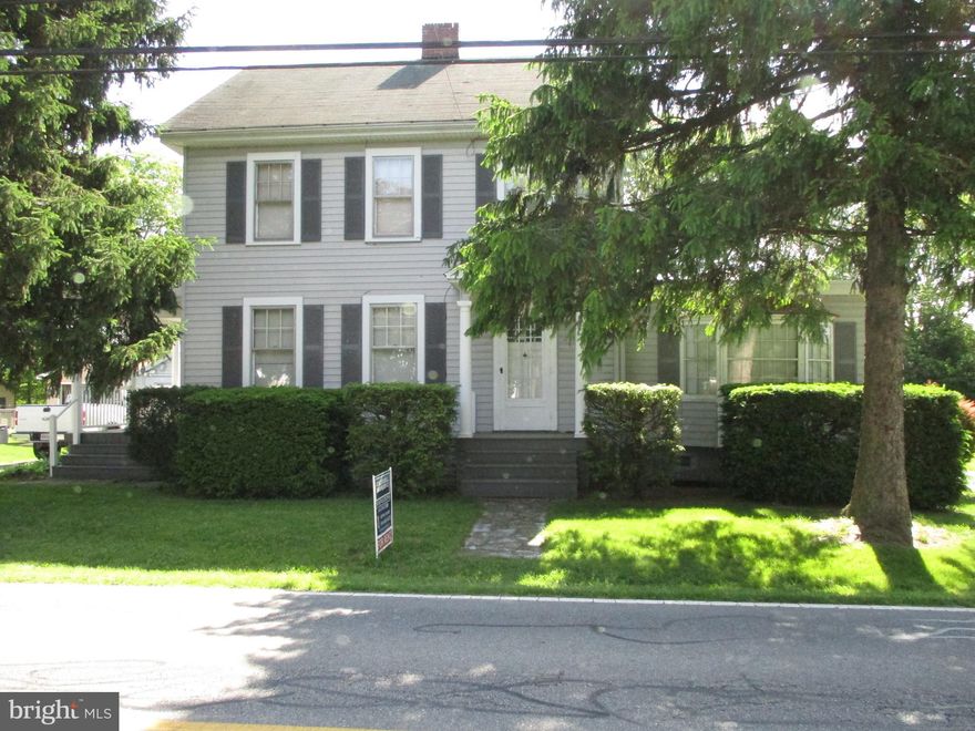 Well-kept (1) bedroom/ (1) full bath apartment in Maugansville, The apartment is located on the first floor of the property. It has a nice side porch for sitting and a rear enclosed porch as well. The rooms are a good size. There is a basement which contains the washer/ dryer, and is dry and secure. From the kitchen, the tenant can walk out to the side stone patio, and relax. There is ample parking and the rear lot is flat. Included in the rent is the lawn care and trash, which would normally cost about $150.00 per month. Landlord would like to collect an additional fee for the water bill, so there is no burden on the tenant. The only expense would be the electric. The second floor tenant works nights and is hardly home. Come see this one, as there aren't that many nice (1) bedroom apartments available. Please note- the fireplace is for decoration only.