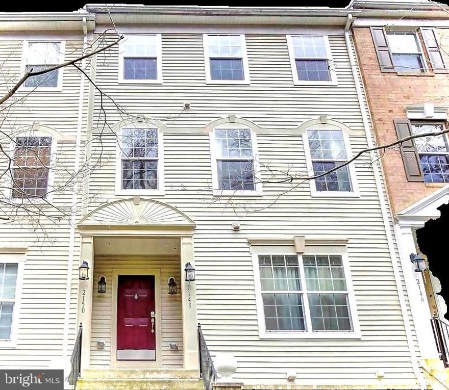 *Doctor Loans Available 100% Financing = Zero Downpayment* This Property Is Less Than 1 Mile to Luminis Medical 

Newer HVAC (2025) + Newer Flooring Throughout 
HOA Fees Cover Exterior Maintenance Including Roof 

Welcome to 2150 Hideaway Court!   A Light-Filled & Tucked-Away Townhome in Coveted Creekside Cove. Three Bedrooms, Two Full & 1/2 Baths. This Home Is a Must-See for Those Who Want To be In The Middle of It All, Yet Enjoy a Peaceful Retreat.  Minutes From Annapolis Town Centre, Downtown Annapolis, The Naval Academy, Dining and Premium Hospitals. Relax With The View of Persimmon Trees and Woods & Enjoy a Convenient Garage With Inside Access. This Beautiful Home Features An Open Layout With 9' Ceilings + a Cozy Fireplace+ An Enormous Pantry !  
This Property Offers The Ultimate Annapolis Lifestyle-a Cozy & Tucked-Away Retreat That is Still Near Everything. Instant Access to Route 50 for Easy Commuting to Washington D.C., Baltimore or Annapolis.  Premier Shopping, Fine Dining & a Vibrant Night-Life + All That Historic Annapolis Has To Offer!