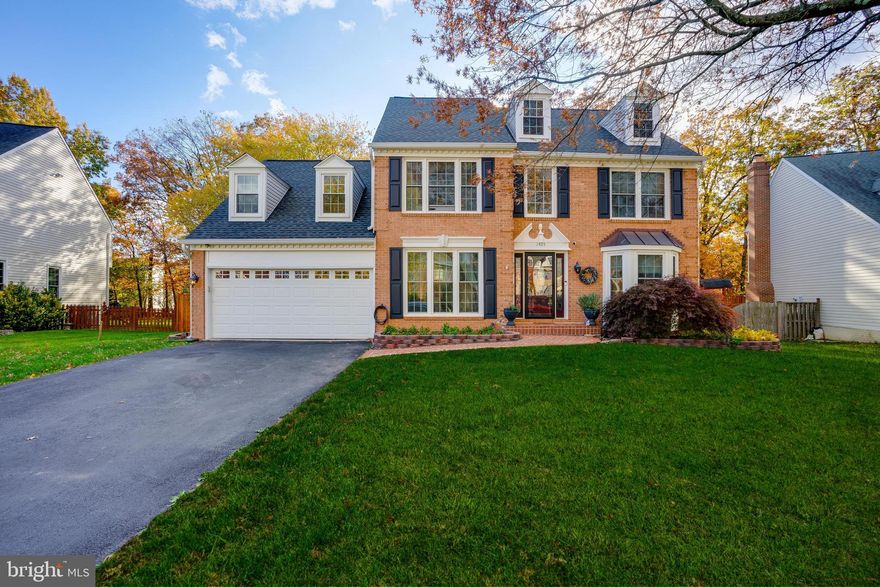 Gorgeous 3 Level Brick Colonial on Private Cul-de-sac... With 5 Bedrooms and 3.5 Baths...This Home Has Been Tastefully Renovated From Top To Bottom...Top Of The Line Gourmet Kitchen With High End Appliances...All Brand New Bathrooms...Hardwood Floors on All 3 Levels.   New Roof....New Siding and Gutters....New HVAC...New Triple Pane Windows...Skylights...Freshly Painted....Newly Finished Basement....Beautiful Upgraded Lighting Throughout....New 5K Shed...LESS THAN 1/2 Mile to Metro.
This Is A Must See!