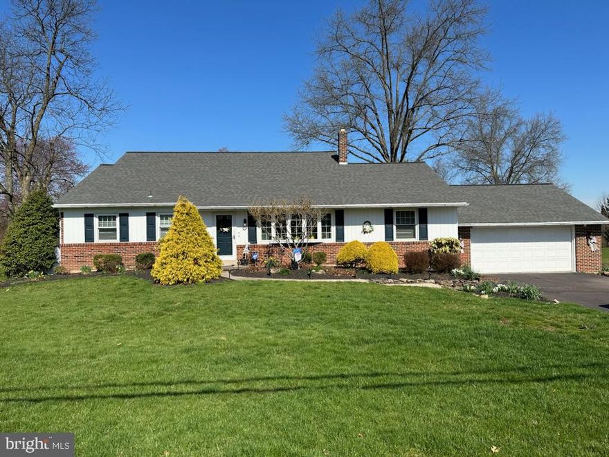 Welcome to this immaculate home in the North Penn School District.  This 4 bedroom 2.5 bathroom home boasts over 2.5 acres and barn.  The pride of ownership and attention to detail throughout the entire home is obvious.   When you entering you can't help but notice all the natural light from the bay window.   The living room offers lots a space and flows into the dining room.  The eat in kitchen is totally updated from the recess lighting white custom cabinets, granite countertops, tile backsplash and ceramic tile flooring.  The appliances are top of the line.  The updated half bath is absolutely beautiful that leads you to the 2 car garage.   The 2 main floor bedrooms are nicely sized and share the full hall bathroom.  Completely renovated with custom tile and tile stand up shower.   Upstairs are 2 large bedrooms and full hall bath that has also been updated.   The basement is partially finished increasing the the square footage of the home.  There is a large laundry room next the storage area.  Off the back of the home is a patio and large screened in porch.  This is a great area to relax and enjoy the backyard view.  This home sits on a beautiful lot that includes and additional parcel gaining and extra acre of land.  Plenty of room for gardens and large barn.   This home has been updated from top to bottom including a FULL HOUSE GENERATOR, so its all set for its new owners.  Located just a few miles Skippack, you have all the restaurants and shopping you need.  Schedule your showing today as this home won't last long on the market.
