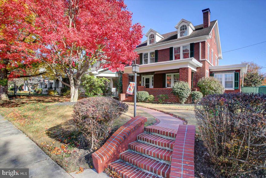 Highly motivated Seller!  Presenting a classic and inviting brick home, this 3-bedroom, 2-bathroom residence beautifully blends timeless character with functional living. With a host of desirable features, it is perfect for families, couples, or anyone seeking a traditional yet comfortable home.  The attractive brick construction provides classic curb appeal and promises durability and low maintenance for years to come. The home offers spacious living areas, a sunroom, and a basement for storage or future finished space, as well as convenient access to downtown amenities and commuter routes.  Featuring a large front porch with sunscreen, elegant foyer entry, located on a spacious corner lot in a tree lined, historic neighborhood.  Fenced rear yard suitable for pets or entertaining along with a back covered porch off the Kitchen- perfect for easy access to grilling!  Also includes a large detached 1-car garage.  The upper level features 3 large bedrooms, 2 full bathrooms, and a covered porch/balcony off the larger full bathroom.  The home is also equipped with a large insulated finished attic suitable for an office, library, playroom, or extra bedroom! Recent updates include new roof on garage, sunroom, and back porch. New paint throughout interior of home and exterior porches/ decks/ fence.  (3) newer split systems which provide heat and air conditioning.  Conveniently located close to the heart of downtown Hagerstown, Longmeadow shopping center, Restaurants, City Park, and major commuter routes like I-81.  Located in a "Maryland Main Street community," known for its vibrant downtown.
Schedule your showing today!