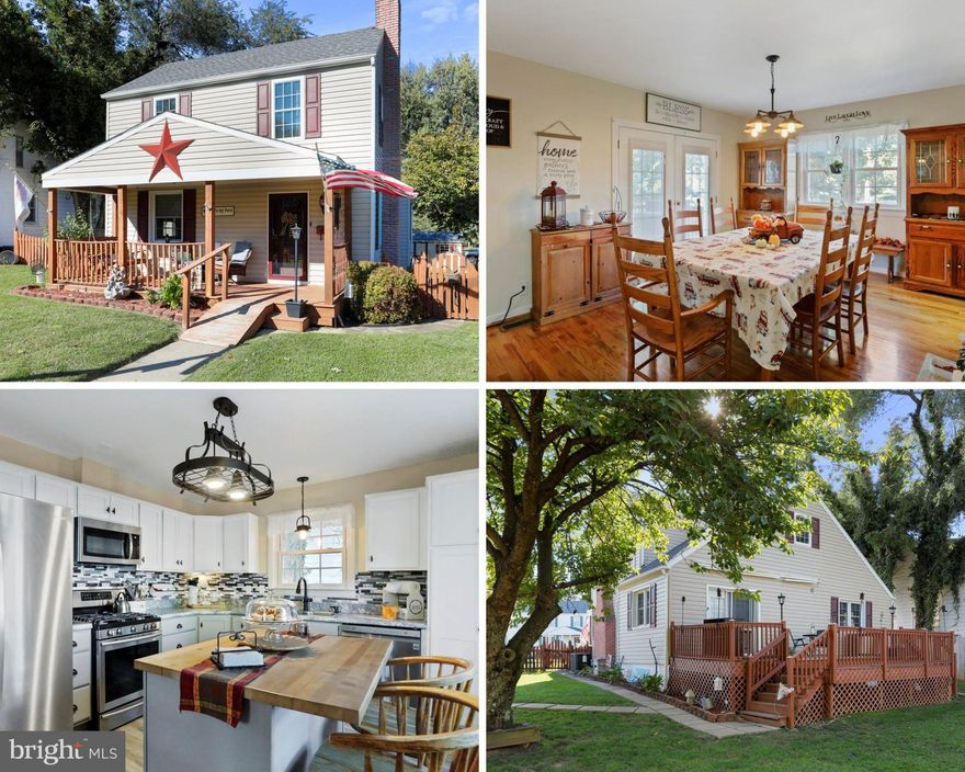 Embrace the charm and comfort of this beautifully renovated 3-bedroom, 2-bath colonial, mostly rebuilt in 2019 and located on a desirable corner lot. This home has been updated with all new plumbing,  hvac, electrical systems, drywall, insulation, windows, siding, and roofing, ensuring a worry-free living experience for years to come.  The interior shines with modern flooring and fresh appliances, all complemented by an updated kitchen featuring a functional island and sleek finishes. The dining room opens onto a deck, perfect for easy entertaining or peaceful evenings enjoying the outdoors.  A fully fenced yard provides privacy and security, making it an ideal space. Situated in a prime location, this home is just moments away from shopping, restaurants, and major commuter routes, offering both convenience and accessibility.  Whether you’re a first-time homebuyer or looking to upgrade, this turn-key property combines the appeal of a colonial with the benefits of modern construction. Enjoy the blend of style, comfort, and peace of mind in a home that feels brand new.