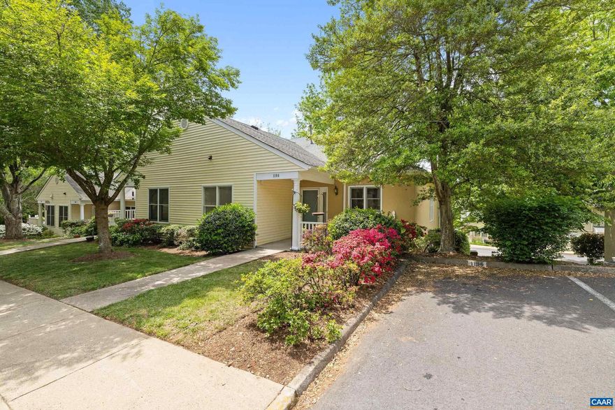 Sunny and spacious main level 2BR/2BA plus terrace level 1BR/1BA end-unit townhome in the highly sought-after Branchlands community! Enjoy true one-level living with a generous great room, dining area, and bright sunroom perfect for morning coffee or afternoon reading. The first-floor owner?s suite offers ample closet space and natural light. Basement abounds with options?a bedroom and bath combination/suite (ideal for a nanny or live-in care), plus a large unfinished area with built-in shelving and separate walk-out access, offering rare storage flexibility or potential for a workshop or hobby space. This well-maintained home provides an easy, low-maintenance lifestyle with kitchen, bedrooms, bathrooms, and laundry all on the main floor. Ideally located near public transportation, medical offices, shopping at UVA and Barracks Road, and formerly near the Senior Center (now relocated but still easily accessible). Residents enjoy beautiful walking trails, a peaceful park with a pond, and wooded green space right in the heart of town. Reserved parking at your door plus guest parking. HOA covers trash, exterior maintenance, and landscaping. A rare find in a prime location!,Formica Counter,Solid Surface Counter,Wood Cabinets