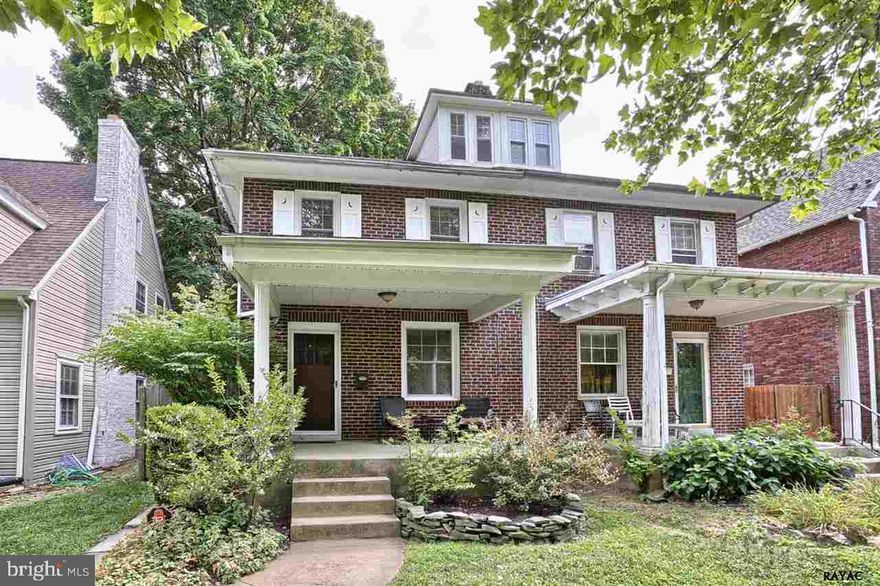 Super Nice Semi on Picturesque tree lined street. This York Suburban 4BR home features include Cozy LR w/wood burning fireplace, bright & cheery EIK kitchen w/ breakfast bar, a fabulous lower level FR with custom built bar, replacement windows. Step out back to your private fenced in yard, charming patio & 1 car garage. Just a hop skip & jump to I 83 & rt 30