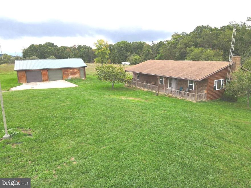 CALL NOW TO SEE THIS RARE OFFERING OF 12 MOSTLY LEVEL ACRES WITH A 3 ACRE FENCED AREA WITH HIGH TENSION WIRES. THERE IS ABOUT 6 ACRES OF PASTURE WITH THE REST BEING WOODED.  THE RANCH STYLE HOME BOASTS 3 BEDROOMS, 2 BATHROOMS, LAUNDRY ROOM, AN OPEN CONCEPT OF LIVING/DINING/ AND KITCHEN SPACES.  LOTS AND LOTS OF CABINETS IN THE KITCHEN WITH ALL APPLIANCES AND AN ISLAND FOR MORE PREPARATION SPACE. LOCATED IN THE LIVING AREA IS A FULLY FUNCTIONING WOOD BURNING FIREPLACE.  FULL FRONT PORCH LETS YOU SIT AND WATCH THE WILDLIFE WHICH INCLUDES DEER, TURKEY, RABBITS, SQUIRRELS, TURTLES AND OTHER CRITTERS. THE FARMETTE  INCLUDES 3 DETACHED SHEDS FOR LOTS OF STORAGE AND A  DETACHED 2 CAR GARAGE WITH WORK SPACE. SOME ITEMS IN THE GARAGE ARE NEGOTIABLE . 
BRING YOUR ANIMALS AND LIVE THE COUNTRY STYLE LIFE WITH CLEAR SKIES, FRESH AIR AND FREEDOM . BECOME A WEST VIRGINIA  MOUNTAINEER WHERE WE ARE ALWAYS FREE.