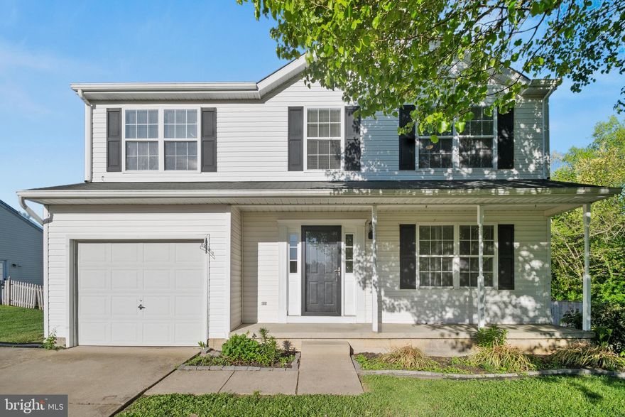 Beautiful 4-bedroom, 2.5 bath Colonial-style home featuring a charming porch front and attached garage. This well-maintained property offers a spacious layout with a welcoming family room complete with custom built-ins and a fireplace. The kitchen is equipped with granite countertops, a center island, and stylish pendant lighting - perfect for bother everyday living and entertaining. Enjoy outdoor privacy in the fully fenced rear yard. There was a water leak that caused some ceiling damage, but it has been addressed and remedied as well as an HVAC, electrical, siding and plumbing repair.