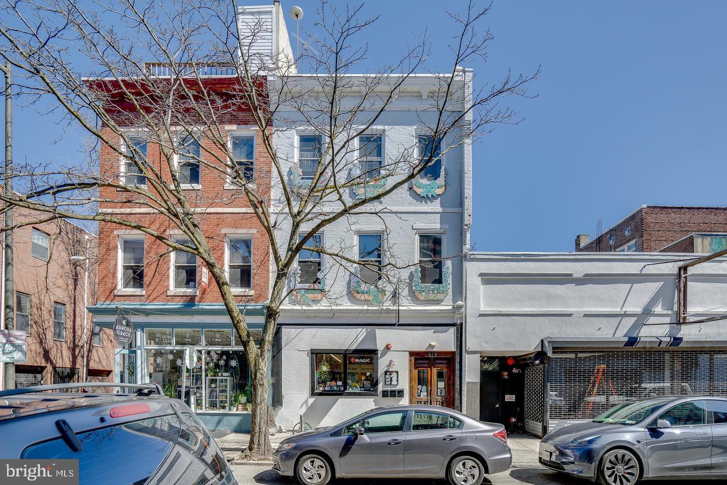 MIXED-USE investment opportunity just off South Street in Queen Village! This turn-key property is the perfect opportunity for any investor seeking cash flow. Commercial ground floor with two 1 bedroom, 1 bathroom units above. Entire building is leased with quality tenants. $6,250 in monthly rental income. Please reach out to the Listing Agent for more details.