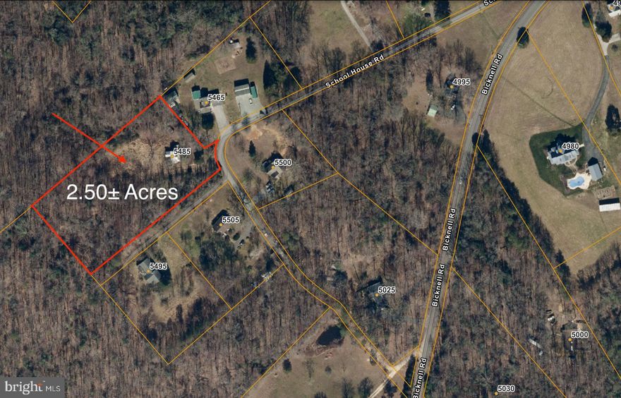 List price is Opening Bid at the Online auction to be conducted on Auctioneers website.
- Auction ends Wednesday, January 8, 2025 at 11:00 AM. An opportunity to purchase a 2.50+/- Acre Lot with a dwelling, located in "Marbury" Charles County. There is a dwelling on the property that is in need of rehab; it has 1,345 sq.ft. of above ground living area according to SDAT. The property is in a Watershed Conservation District, according to the Charles County PGM GIS Interactive Map. Location: Marbury is located southwest of Waldorf, and west of La Plata. Waterways nearby include Mattawomen, Potomac River and the Chesapeake Bay.