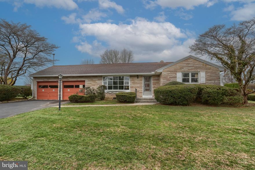 Great home in a great location!  This one floor stone home is situated on a .89 acre level lot on a quiet street in South Lebanon Township.  Featuring two bedrooms and one full bath, as well as a half bath in the lower level, this home has great bones and is just waiting for you to add your personal touch.  The spacious mid-century modern kitchen has plenty of cabinet & countertop space, and the two bedrooms have original hardwood flooring.  The lower level is unfinished, and could add more living space, or be used for storage.  Outside you will find a rear concrete patio and a fabulous back yard!  A two car attached garage is another great feature, as well as the additional driveway parking.  This gem won't last long, so schedule your private showing today!  ** OFFER DEADLINE - Thursday 4/9 AT 2:00 PM **