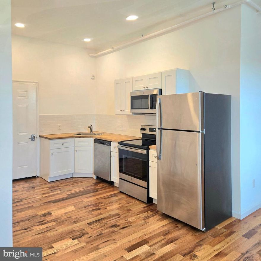 Modern day studio apartment with keyless entry. Central heat and air system with reusable filter. Full kitchen with stainless steel appliances including microwave and dishwasher. All white cabinets and butcher block countertops. Full size bathroom with stand in shower. Hardwood floors throughout. Plus-laundry facilities on site.

LOCATION: Prime location on Main Street in Norristown. Walking distance to the train station, perfect for commuters. Restaurants & shops within walking distance. Plenty of street parking or garage spaces for rent through Septa

ADDITIONAL UTILITY FEES TO MONTHLY RENT :
PECO electric/gas must be placed in the residents name.
$40/mo utility charge per additional adult
Trash: $26.50 

PETS: (1) Low risk cat or dog $250 Deposit plus $30/mo
ESA Support Animals must register pet through Pet Screening Program
____________________________________________________________________
REQUIREMENTS FOR QUALIFIED APPLICANT(S)
Credit: 550 to 649: First, Last and Security Deposit
Credit: 650+ First and Security Deposit
Income must be 3x rent, Proof of income required
Landlord and Rental history will be verified
Length of Lease: Minimum 1 year to 18/mos.
_____________________________________________________________________
Additional Monthly Fee: Rentwell Resident Package $25
- On Time Rent Payment Rewards
- Tenant Account access 24/7
- Online Payment options via ACH or Credit Card
- Timely payments reported to credit bureau
- Utility concierge service
- This is a Non-negotiable charge

ONE TIME FEE: Move-In Fee $75
- New tenant conversion process
- Lease Generation and/or Negotiation
- Portal Activation
- Pre Move-In Inspection
___________________________________________________________________
**APPLICATION DISCLOSURES: Applicant fee is NON-REFUNDABLE. Approval is not guaranteed, applicants are fully screened for rental history,background and credit worthiness. Applications are reviewed in the order they were received following the FHA Guidelines.