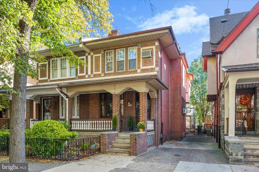 City living with a suburban feel!  Welcome to  2531 S Cleveland Street. This highly coveted Girard Estates Historic classic twin home is surrounded by beautiful trees and gardens. This spacious and sunny well maintained home is ready for you. Original hardwood floors through out, generous closets and two outdoor spaces are just a few delightful features. Offering 4 bedrooms, one full bath and a powder room. Enter from the open porch area into the bright living room and separate large dining room. Just passed the eat in kitchen with a wall of windows is the laundry and powder room area.  There is also an  enclosed back porch for al fresco dining or a  quiet morning coffee. Gets better- the back yard is perfect for grilling and small garden. The bedrooms are  bright and have nice size closets. The vintage bathroom tile work is in mint condition. The lower level is clean and dry with high ceilings and a separate storage area. This home has been freshly painted throughout and some updates have been made.  Located  steps away from grocery stores, retail and restaurants. Nearby parks include Girard Park, Wilson Park (dog friendly) and Smith Playground. Stadiums & Rittenhouse Square are close by as well as the Philadelphia International Airport and major highways. Great school district and shared off street parking. Come see!