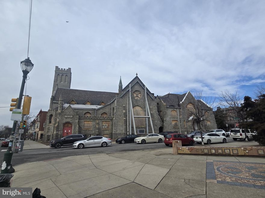 Court Appointed Receiver Sale.    One-of-a-kind former religious building on a 0.36-acre lot in Philadelphia.  This facility offers a rare redevelopment opportunity. The building is positioned on a corner lot with high visibility in a Residential Single Family Attached-3 / MIN Mixed Income Neighborhoods Overlay District. Encompassing over 14,814 square feet of improvement area on the 0.36 acre lot, this grand 3 story structure is visible from all directions of the neighborhood.   The property has good access to main transportation roadways and public transit. Main roadways accessible to the building include I-76, I-676, I-95, and I-476. These major roads allow for efficient access to the surrounding region, as well as interstate travel. Baltimore Avenue is a primary commercial corridor in West Philadelphia improved with neighborhood serving retail and commercial uses.  The property is located in the Cedar Park neighborhood of West Philadelphia.  The building presents a unique investment with the potential for adaptive reuse, benefiting from an ornate exterior structure with high street visibility. This is an opportunity to transform a vacant former church or resurrect its current use. The building is situated across the street from an open park area and near many local service providers.   Property selling strictly "As Is, Where Is, with all faults" and seller will not be responsible for any repairs.    Sale is subject to court approval.