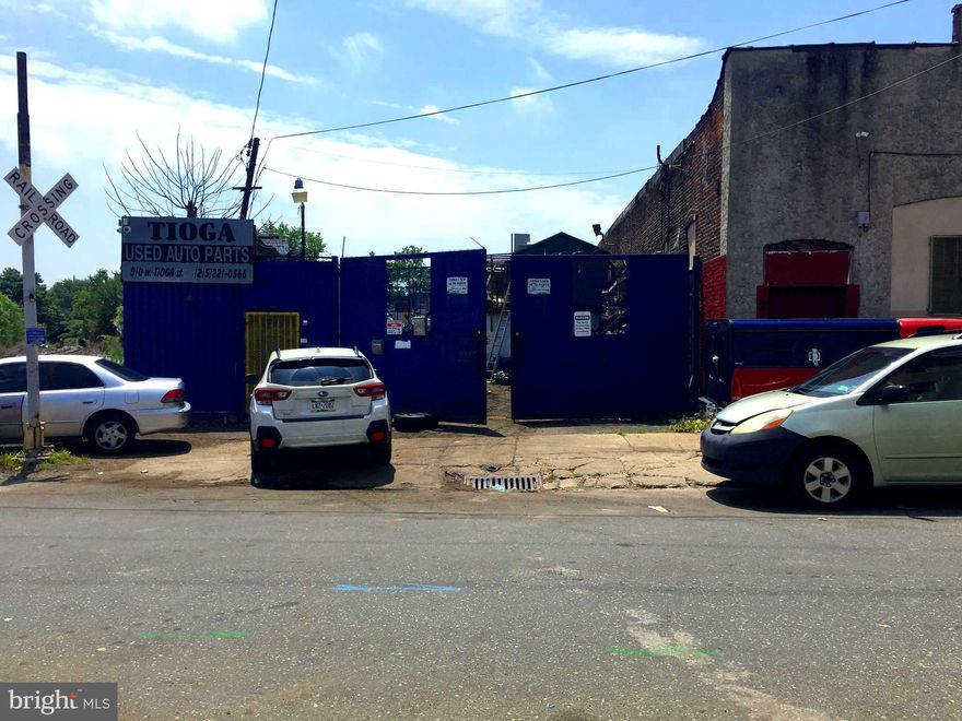 Tioga Used Parts is up for Sale. After many years servicing the Philadelphia community, the Owner is retiring and wants to sell this property.  This Yunk Yard is an excellent opportunity for an investor.  It's a high-volume business, waiting for the right person to move in. Call the listing agent today and come to see this property.  "Some of the equipment on the premises belongs to the tenant". Information will be provided at the site. Call today and don't miss this business opportunity.