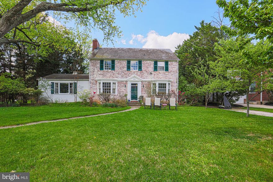 Rarely available beautiful brick center hall colonial in the heart of Fallstaff neighborhood.  Original home has 4 bedrooms 3.5 bathrooms and Guest House has additional bedroom and bath.