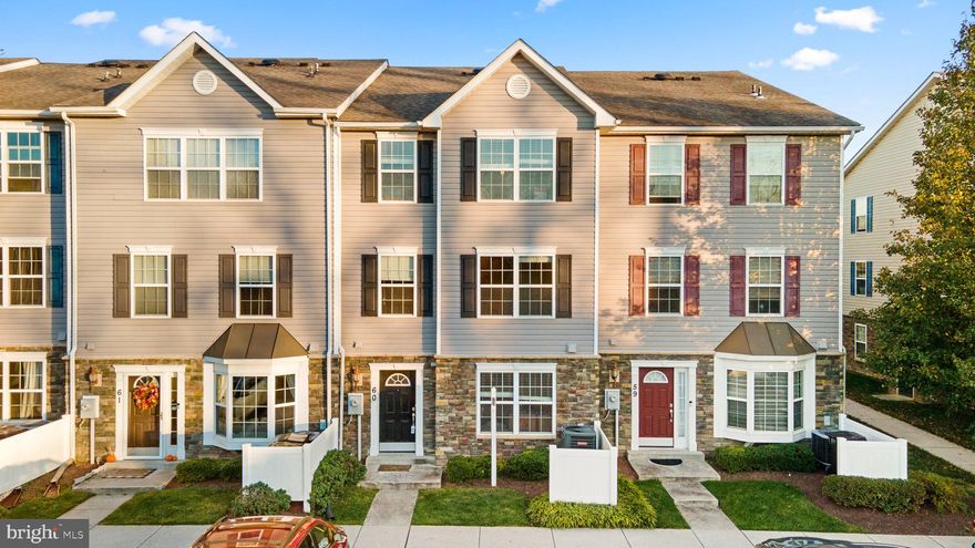 This 10 year young interior  townhome is waiting for it's new owners. Open first floor plan offers a kitchen with breakfast bar & stainless steel appliances adjoined by the living area with bay window and half  bath.  Second floor  with laundry, full bath and 2 bedrooms. The third floor features a luxury primary suite with a spacious  bedroom, walk-in closet and private bath with dual sinks and separate shower. 
This property needs paint and new flooring/carpet throughout and is priced accordingly. 
The community offers common outdoor space with picnic area, playground and swimming pool. Walking distance to the Eldersburg Commons for shopping & dining.