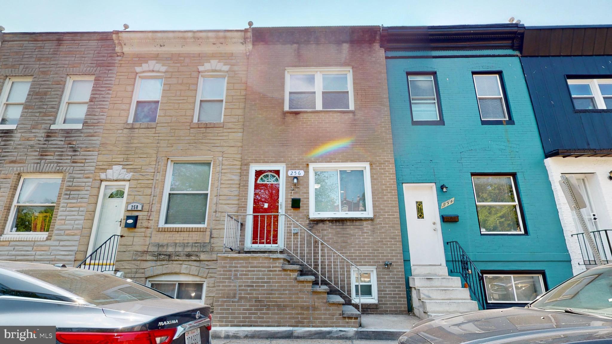 Welcome to gorgeous 256 S Eaton St and the lovely Highlandtown neighborhood! Come live blocks from all the excellent restaurants on Eastern Ave and directly across the street from Highlandtown Elementary and Middle School, in this incredible fully renovated home! Inside you will find sun drenched spaces, high ceilings, and brand new everything. The kitchen is all new with custom granite counters and new appliances. Upstairs is the incredible owners suite bedroom that will stop you in your tracks with its spacious bedroom and all new private bathroom, also upstairs is an 2nd large bedroom, 2nd all new full bathroom, and office or kids nook. Make your way to the finished basement with a fully ready for entertaining family room, brand new half bathroom, and spacious laundry area. Don't miss the oversized garage in the rear with over 9' ceilings, brand new roof, new HVAC, and so much more!