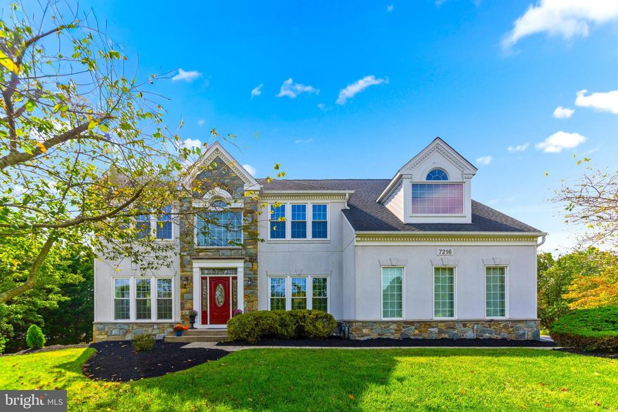 Welcome to 7216 Fawn Crossing in the popular Ashleigh Knolls neighborhood of Clarksville! This Chelsea II model, with a beautiful stone and stucco exterior, offers plenty of space both inside and out.
Step inside to find just over 3,800 square feet of above grade living space, starting with a dedicated dining space, and front living room. Walking further into the home, you will find a private office, perfect for working from home, with a conveniently located half bathroom. The heart of the main level is the spacious family room with its vaulted ceilings and open to the large eat-in kitchen...perfect for gathering with family and friends. A bright sunroom extends the living space and leads right out to the back deck.

Upstairs, the primary suite provides a comfortable retreat, with room for a sitting area or additional work from home space, as well as a large en suite bathroom and two walk-in closets. Also upstairs, you will find a guest bedroom suite its own private bath, along with two more bedrooms and additional full bath. The finished walkout basement adds almost 1,000 more square feet of living space, for a total living space of just over 4,600 square feet, complete with another bedroom and bathroom. It was previously used as a mother-in-law suite, making it a great option for guests, extended family, or whatever else you may need! There is also plenty of room for additional storage.

Outside, the home sits on an expansive 1.26-acre lot—one of the largest in Ashleigh Knolls, facing undeveloped community property. There’s plenty of room to play, garden, or just relax and enjoy the privacy.

This home has been lovingly maintained over the years, with many updates already taken care of. Receipts and records for improvements are available upon request, giving peace of mind to the next owners.

If you’re looking for a spacious home in a great neighborhood with a perfect mix of community and privacy, this is one you won’t want to miss!