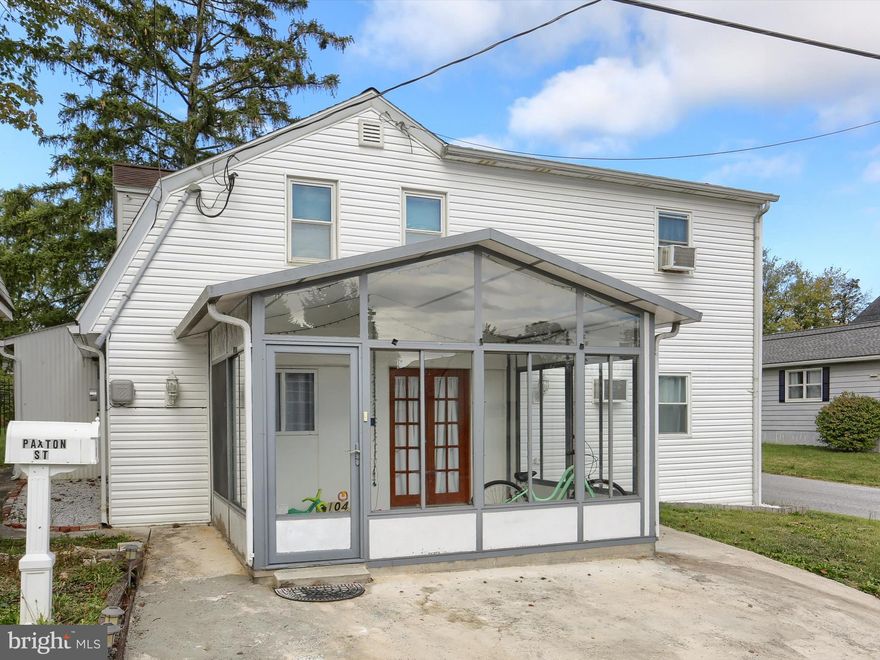Charming and full of character, this unique Highspire home offers a blend of classic details and modern updates! Step inside to find a warm and inviting layout featuring a mix of luxury vinyl plank and hardwood flooring throughout. The spacious family room includes a built-in bookshelf—perfect for displaying your favorite reads or décor. A bright sunroom adds extra living space and natural light, ideal for relaxing or entertaining.
Convenience is key with a main-level laundry room complete with a washer and dryer, while a spiral staircase leads to the second floor, which also features a rear entry—great for added flexibility or potential separate living space. The home is equipped with a water softening system, adding comfort and efficiency to everyday living.
Whether you're looking for charm, functionality, or a bit of both, this home delivers!