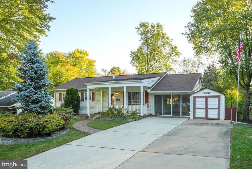 Open house canceled as seller accepted contract! Welcome home to this beautiful ranch home in the Fairfax Homes section of Rose Hill. Wonderfully maintained with many updates throughout.  A custom brick walkway and inviting covered front porch welcome you! Step into the living room and be greeted by the new luxury vinyl plank flooring! The whole home has been freshly painted the custom color "Cream in my Coffee." off the main living room you will find a sunroom expansion with tile flooring and a wall of windows, featuring a gas stove to warm yourself by as you watch the snow come down! The sunroom also has a dedicated wall mounted LG Heating and AC unit. The heart of the home is the kitchen, and this one has newer SS appliances, loads of oak cabinets, a center island, granite counters, tile backsplash, and a large pantry! The dining room is adjoined with plenty of room for a large table. A rear expansion off the kitchen includes skylights and built-in cabinets with a granite counter. The laundry room was relocated just off the kitchen during the expansion, bring it up out of the basement for convenient use. The main floor features 3 well appointed bedrooms and a large full bathroom with glass shower doors and granite counters.  The basement contains a large rec room, 4th bedroom, full bathroom, and a huge storage area with workbench, built-in shelving.  There is a cedar closet in the basement for your clothing storage needs! The rear decking has a main level gazebo off the kitchen area, and leads down to 2 ground level decks perfect for multiple levels of entertainment. And, there is still plenty of yard to go around! # sheds on the property provide covered storage or space for hobbies, gardening, or a worksop. All 3 sheds are wired for electricity and one shed has a window ac unit! Don't miss this rare opportunity!