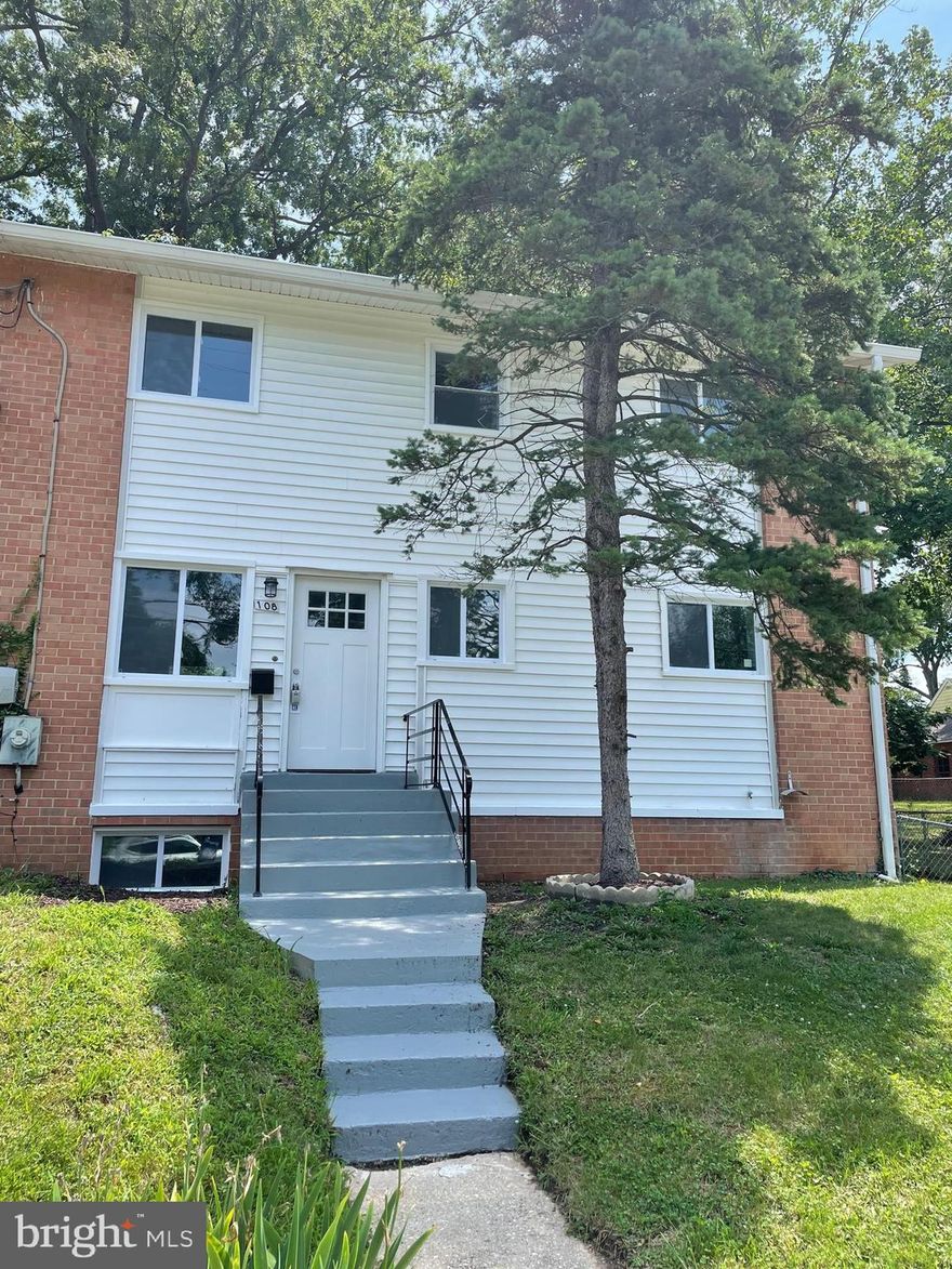 Beautifully renovated with high end finishes. Large Three levels over 2000 sq/ft of living space with fully finished walkout basement , 3 bedrooms, 2.5 bathrooms. Gorgeous and spacious kitchen with quartz counter tops and stainless steel appliances .  New windows and doors, trim, and floors. Fully renovated bathrooms with high end fixtures. Large driveway and fenced back yard with deck and patio. Great location close MGM Harbor, and DC.