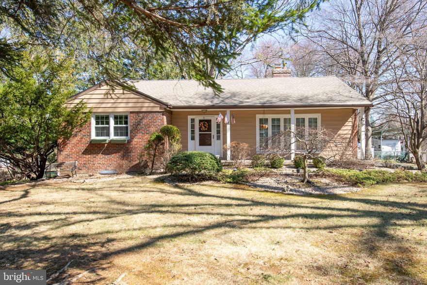 You won't be disappointed with this adorable, well maintained 3 bedroom, 1 bath ranch home  located on a quiet street in desirable Upper Southampton.  This brick and siding home has great curb appeal with a brick paver walkway leading to a lovely front porch.  Enter into a foyer area and on to the spacious living room with wood burning fireplace with mantel and brick surround. large coat closet and a picture window overlooking the front grounds.  (There are hardwood floors beneath the carpet). The formal dining room has hardwood floors and is open to the remodeled kitchen with custom white cabinets to the ceiling and crown molding,  pantry cabinet with pull-outs, matching white dishwasher, built-in microwave, stove and refrigerator, granite counter tops, tile backsplash, recessed lights, tile floor and covered door to the driveway for convenient package unloading.  The primary bedroom has multiple windows, hardwood floors, 2 large closets and a ceiling fan. The other 2 good-sized bedrooms have hardwood floors, large closets and ceiling fans.  The updated bathroom has a tub/shower with tile surround, vanity sink and tile floor.   In the hallway there is storage closet and a linen closet with a convenient laundry chute to the basement laundry room.   Additional features:  walk-up floored attic for extra storage;  huge clean, unfinished basement with high ceilings,  laundry area, 2 workshop areas and door to the backyard;  baseboard heat:  all windows and doors have been replaced; large, flat, fenced backyard; backyard deck: driveway and parking pad for 6+ cars and so much more!!  Make your appointment today!!  (Home has well water but public water is available on the street)