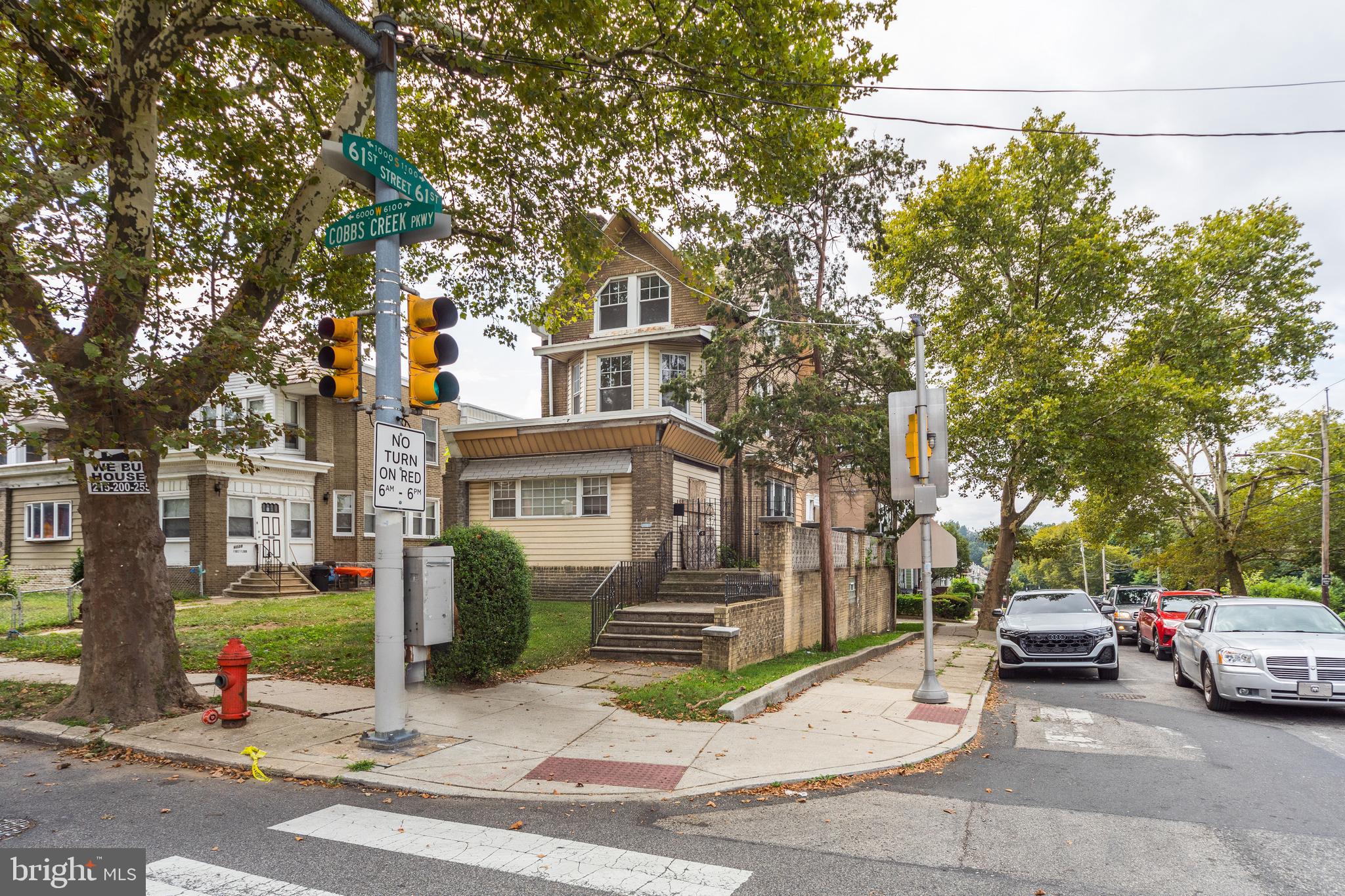 Welcome to 6042 Cobbs Creek Parkway — a spacious 6-bedroom, 2.5-bath with an attached garage,
three-story corner property in the desirable Cobbs Creek section of Philadelphia. This vacant home offers
tons of potential for a full renovation or creative redevelopment. With solid bones and generous square
footage, it’s perfect for investors or savvy buyers looking to customize. Sold as-is. Don't miss out on this
unique opportunity!