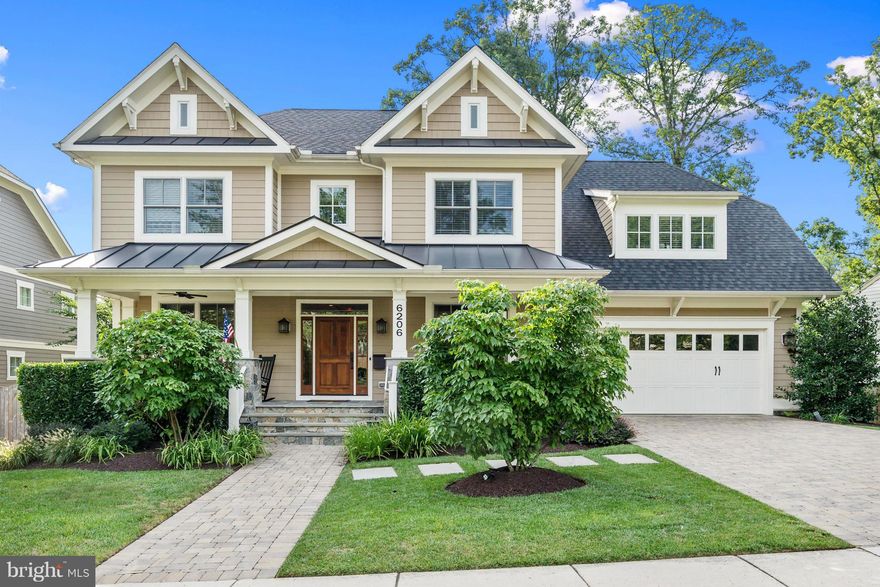 Stunning Craftsman style home by Spring Street Development built in 2011.  This 5 BR 4.5 BA home is ideally sited on a large flat lot w/ easy access to the EFC metro, Rt 66 and nearby shops  The interior offers a fabulous open floor plan wi generous room sizes large eat-in kit  opens to a large FR.  Spacious MBR w/ 2 walk-in closets & spa like BR. Expansive basement w/ theater, rec rm & 5th BR.