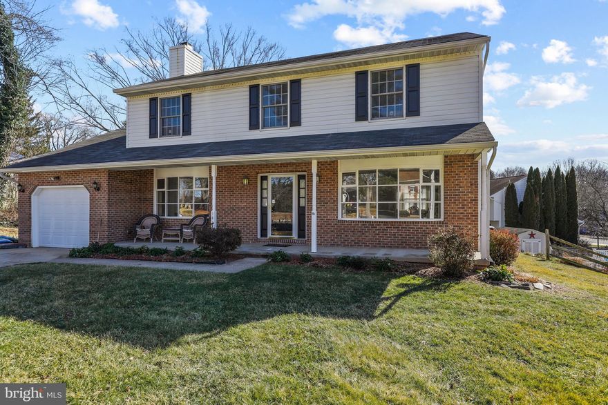 Well maintained single family home located in Green Valley Manor. This home offers a covered front porch, attached garage, 4 bedrooms, 3.5 baths and a generous size backyard. Large living room with wood burning fireplace and access to rear deck. Spacious eat in kitchen with upgraded cabinets and countertops. Main level complete with formal dining/sitting area, laundry/mud room and half bath. Primary bedroom features vaulted ceilings, attached full bath with double vanity and tile shower. Upper level also includes 3 additional bedrooms as well as a full bathroom. Partially finished basement provides extra living space, full bathroom and plenty of storage space.