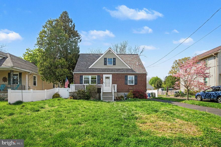 Beautifully updated brick single offering an open and inviting floor plan with timeless finishes throughout. Hardwood floors extend from the entry through the living room and into the kitchen, creating a warm and cohesive main living space. The kitchen is well-appointed with rich honey maple cabinetry, granite countertops, tile backsplash, stainless steel appliances, and recessed lighting that continues throughout the front living area. A striking exposed brick accent wall with built-in display niches adds character and charm.
The upper level is dedicated to a spacious primary suite, complete with a sitting area, full bath with shower, ceiling fan, and unique architectural details including exposed eave storage. Two additional bedrooms are located on the main level and are served by a full hall bath.
The full basement provides additional storage and includes a high-efficiency gas HVAC system and a brand new water heater added in 2026. Outside, the expansive yard offers plenty of room to enjoy, along with a detached two-car garage accessed by a private driveway. A patio area adjacent to the garage creates an ideal setting for outdoor entertaining.
Ideally located in Abington Township, this home offers convenient access to major roadways including Route 611, Route 309, and the Pennsylvania Turnpike, as well as SEPTA Regional Rail lines for an easy commute to Center City Philadelphia. Enjoy nearby shopping and dining at the Willow Grove Park Mall, along with local favorites in Keswick Village, plus access to numerous parks, trails, and community amenities that make the area a desirable place to call home.