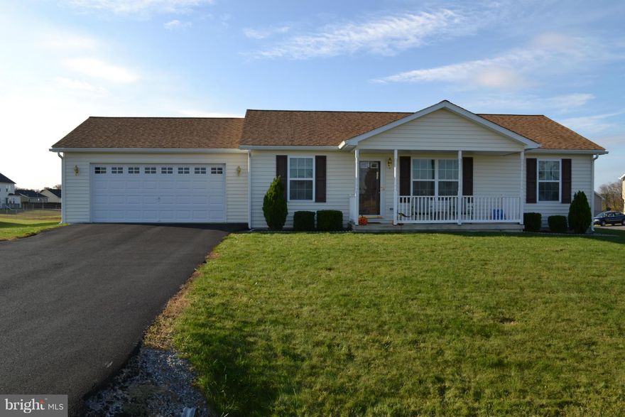 PRICE REDUCED! Beautiful corner lot Rancher that has the room for a growing family. Rare 4BR with 3Bath. Master BR addition and bigger heat pump added in 2013 making 1520sq ft. with a large attached 2-car garage! This home also has a large fenced yard and rear deck. Currently available 3-5% (free) grant to qualified buyers using FHA-VA or USDA loan types under Sierra Pacific Mortgage!