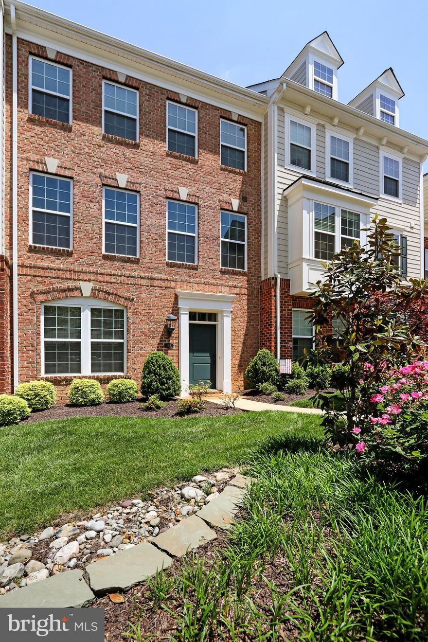 Check out this charming brick front townhouse in Steeplechase Community! Three levels of space which includes 3 bedrooms, 1 on every floor! This kitchen is beautiful with granite counter tops, stainless steel appliances & upgraded cabinets. The kitchen is open to an eat in dining area and overlooks into the family room.Great commuter location. Clubhouse w/ pool & fitness center. Come see today!