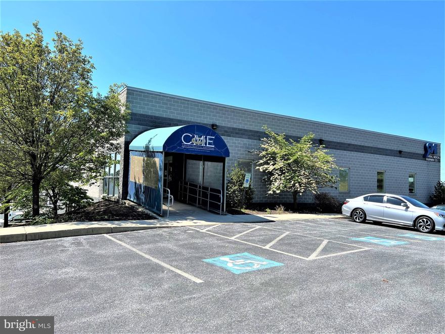 Investment Opportunity! Available well-maintained 2-story masonry steel framed block 12,000 sf flex building occupied by a long-term tenant. The office area is thoughtfully designed offering an ideal work environment for any business with private offices, large conference room, bullpen area, a large reception area, restrooms. Additionally, the lower level includes a lunchroom, 5,000 sf warehouse with two 9'x8' drive-in doors, and restrooms. Professionally lit parking lot and attractive landscaping adds to its overall appeal. The presence of sidewalks enhances accessibility and convenience for everyone.